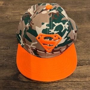 Orange under armor fitted youth ball cap